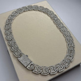 گردنبند فول نگین طرح گوچی
